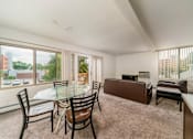 Thumbnail 8 of 10 - Spacious Living room in East Lansing Apartments near Michigan State University | Albert Apartments