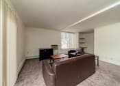 Thumbnail 10 of 10 - Spacious Living room in East Lansing Apartments near Michigan State University | Albert Apartments