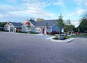 Thumbnail 10 of 20 - Clubhouse and leasing office  at Arbor Glen Apartments in East Lansing, MI near Michigan State University.