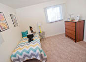 Thumbnail 6 of 9 - Spacious bedrooms in East Lansing Apartments near Michigan State University | Brookport