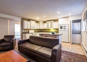 Thumbnail 1 of 5 - Spacious Kitchen and Living room in East Lansing Apartments near Michigan State University | Cedar Street