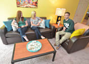 Thumbnail 1 of 11 - Spacious Living room in East Lansing Apartments near Michigan State University | Collingwood Apartments