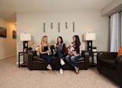 Thumbnail 15 of 26 - Spacious Living room in East Lansing Apartments near Michigan State University | Glenwood