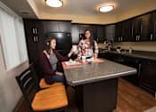 Thumbnail 13 of 26 - Spacious Kitchen in East Lansing Apartments near Michigan State University | Glenwood