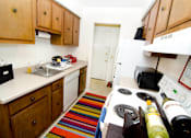 Thumbnail 3 of 9 - Spacious Kitchen in East Lansing Apartments near Michigan State University | Oakridge