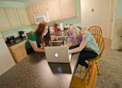 Thumbnail 4 of 7 - Spacious Kitchen in East Lansing Apartments near Michigan State University | Park Place