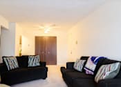 Thumbnail 4 of 10 - Living Room Stoneridge Apartments in East Lansing Michigan