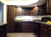 Thumbnail 2 of 17 - Spacious Kitchen in East Lansing Apartments near Michigan State University | The Pines