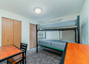 Thumbnail 9 of 15 - Spacious bedrooms in East Lansing Apartments near Michigan State University | Waters Edge