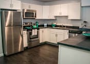 Thumbnail 16 of 19 - Fully Organized Kitchen at Carisbrooke at Manchester Apartments, Manchester, 03102