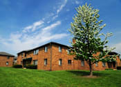Thumbnail 10 of 12 - Lansing Apartments Exterior of Amber Square Apartments in Lansing, MI