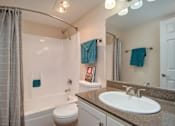 Thumbnail 45 of 45 - Mirror in Bathroom at Wilbur Oaks Apartments, Thousand Oaks, California