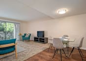 Thumbnail 32 of 45 - TV, Dinning Area In Living Room at Wilbur Oaks Apartments, Thousand Oaks, CA