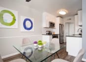 Thumbnail 42 of 67 - Glass table in Living Room at Los Robles Apartments, California
