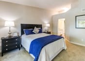 Thumbnail 20 of 21 - Two-Bedroom Apartments in Aliso Viejo, CA- Aliso Creek- Bedroom with Plush Carpeting and In-Suite Bathroom at Aliso Creek, Aliso Viejo, CA, 92656