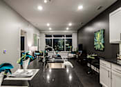 Thumbnail 3 of 45 - Kitchen with Luxury Finishes at Arena Place Apartments