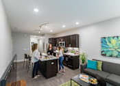 Thumbnail 10 of 45 - Luxury Finishes in Arena Place Kitchen with Espresso Cabinets