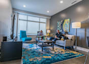 Thumbnail 1 of 45 - Living Room at Arena Place Apartments in Grand Rapids
