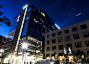 Thumbnail 4 of 45 - Night Time View of Arena Place Apartments