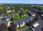 Thumbnail 26 of 31 - Aerial view at Commons at Hawthorn Village Apartments, Hillsboro, OR, 97124