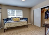 Thumbnail 18 of 31 - Bedroom area at Commons at Hawthorn Village Apartments, Hillsboro, Oregon