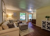 Thumbnail 17 of 30 - Living room areaat Commons at Creekside Apartments, Hillsboro
