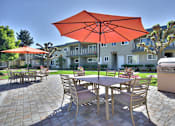 Thumbnail 2 of 14 - Apartment courtyard