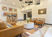 Thumbnail 7 of 24 - lobby in north austin luxury apartments