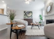 Thumbnail 9 of 22 - Cozy up next to the fireplace  at Edgewater, Lewisville, 75057