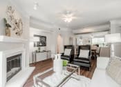 Thumbnail 1 of 29 - Living Area With Fireplace at Prestonwood Hills, Plano, TX, 75093