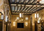 Thumbnail 26 of 39 - Lobby with lights at The Equitable Building, Des Moines, IA