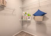 Thumbnail 76 of 78 - this is a photo of the closet with white racks  at EdgeWater at City Center, Lenexa, KS, 66219
