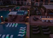 Thumbnail 16 of 84 - Drone View In Dusk at The Royale at CityPlace, Overland Park
