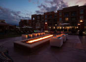 Thumbnail 22 of 84 - Firepit Lounge Night View at The Royale at CityPlace, Kansas, 66210