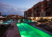 Thumbnail 21 of 84 - Pool View In Night at The Royale at CityPlace, Overland Park, 66210