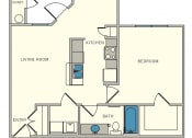 Thumbnail 26 of 27 - The Lookout at Comanche Hill | Unit A3 - one bed, one bath  at Comanche Hill | Unit A2 - one bed, one bath, at CLEAR Property Management , The Lookout at Comanche Hill Apartments,  San Antonio 78247
