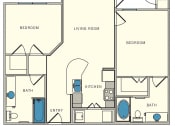 Thumbnail 27 of 27 - The Lookout at Comanche Hill | Unit B1 - two bed, two bath  at Comanche Hill | Unit A2 - one bed, one bath, at CLEAR Property Management , The Lookout at Comanche Hill Apartments, San Antonio, Texas
