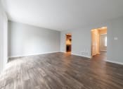 Thumbnail 21 of 28 - Wood style floor in bedroom at Barrington Estates Apartments, Indianapolis, IN