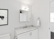 Thumbnail 47 of 50 - White interior bathroom at 65 Bay Street, Jersey City