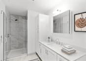 Thumbnail 48 of 50 - White interior bathroom with sink at 65 Bay Street, New Jersey