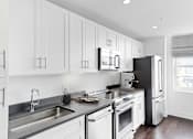 Thumbnail 27 of 50 - Kitchen with appliances at 65 Bay Street, Jersey City