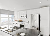 Thumbnail 29 of 50 - Kitchen area with appliances at 65 Bay Street, New Jersey, 07302