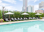 Thumbnail 19 of 50 - Pool area at 65 Bay Street, Jersey City, 07302