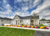 Thumbnail 1 of 18 - Collett Woods Leasing Office at Collett Woods Townhouses, Farmington, 14425