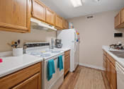 Thumbnail 5 of 27 - Galley style kitchen with lots of storage space