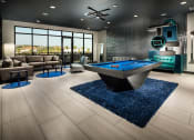 Thumbnail 2 of 23 - Corona, CA Metro at Main Apartments clubhouse pool table