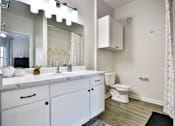 Thumbnail 34 of 60 - Bathroom With Vanity Lights at The Vineyards of Colorado Springs, Colorado Springs, CO