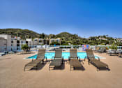 Thumbnail 35 of 59 - Pool Seating at La Vista Terrace, Hollywood, 90046