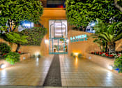Thumbnail 50 of 59 - Entrance At Night at La Vista Terrace, Hollywood, California