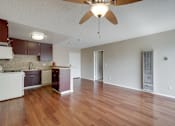Thumbnail 11 of 36 - Wood Floor Living Room at Park Merridy, California